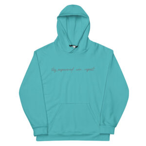 Stay Empowered Hoodie – Teal