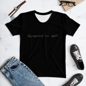 Stay Empowered T-shirt – Black